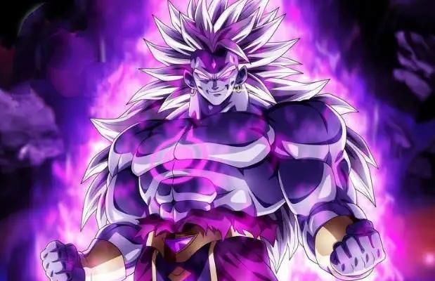 原创龙珠布罗利变成超紫激发赛亚人邪恶的一面悟空和贝吉塔不敌