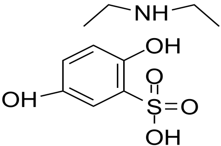 酚磺乙胺结构式图片