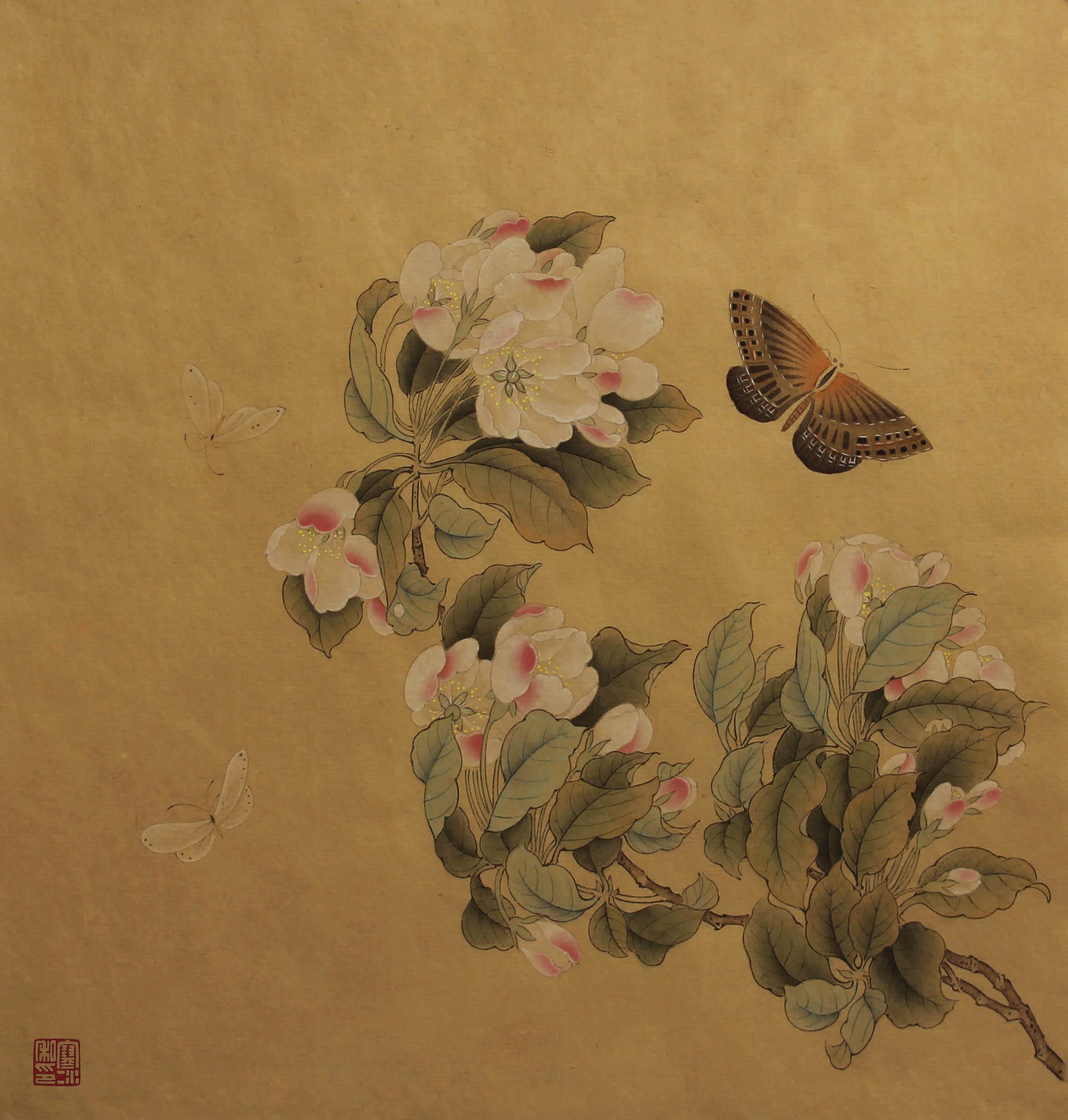 从宋代工笔花鸟画的特征探讨传统工笔花鸟画的审美追求_作品