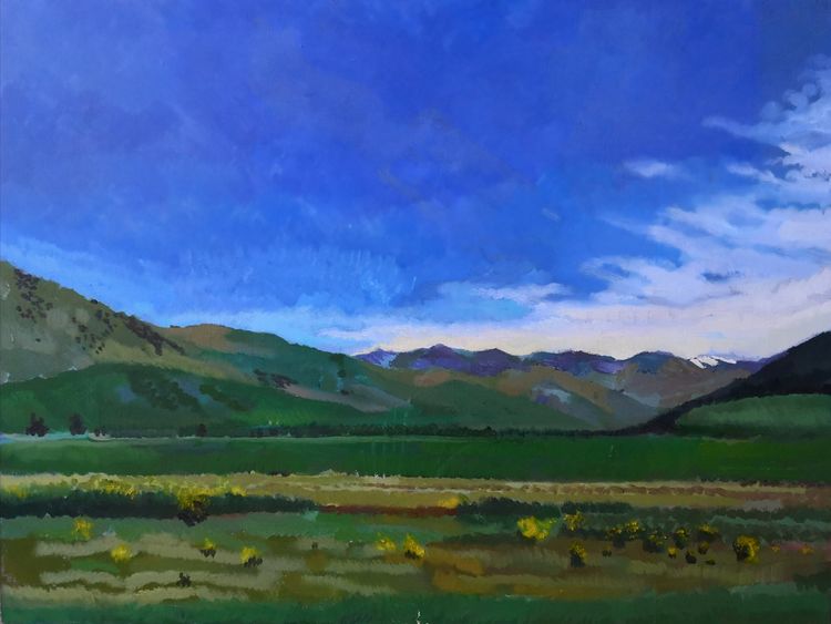 李亮被收藏的风景油画作品欣赏