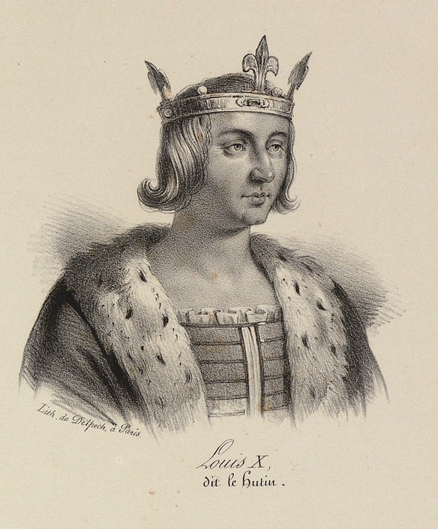 路易十世去世时,他的儿子还在母亲匈牙利公主克莱芒的腹中