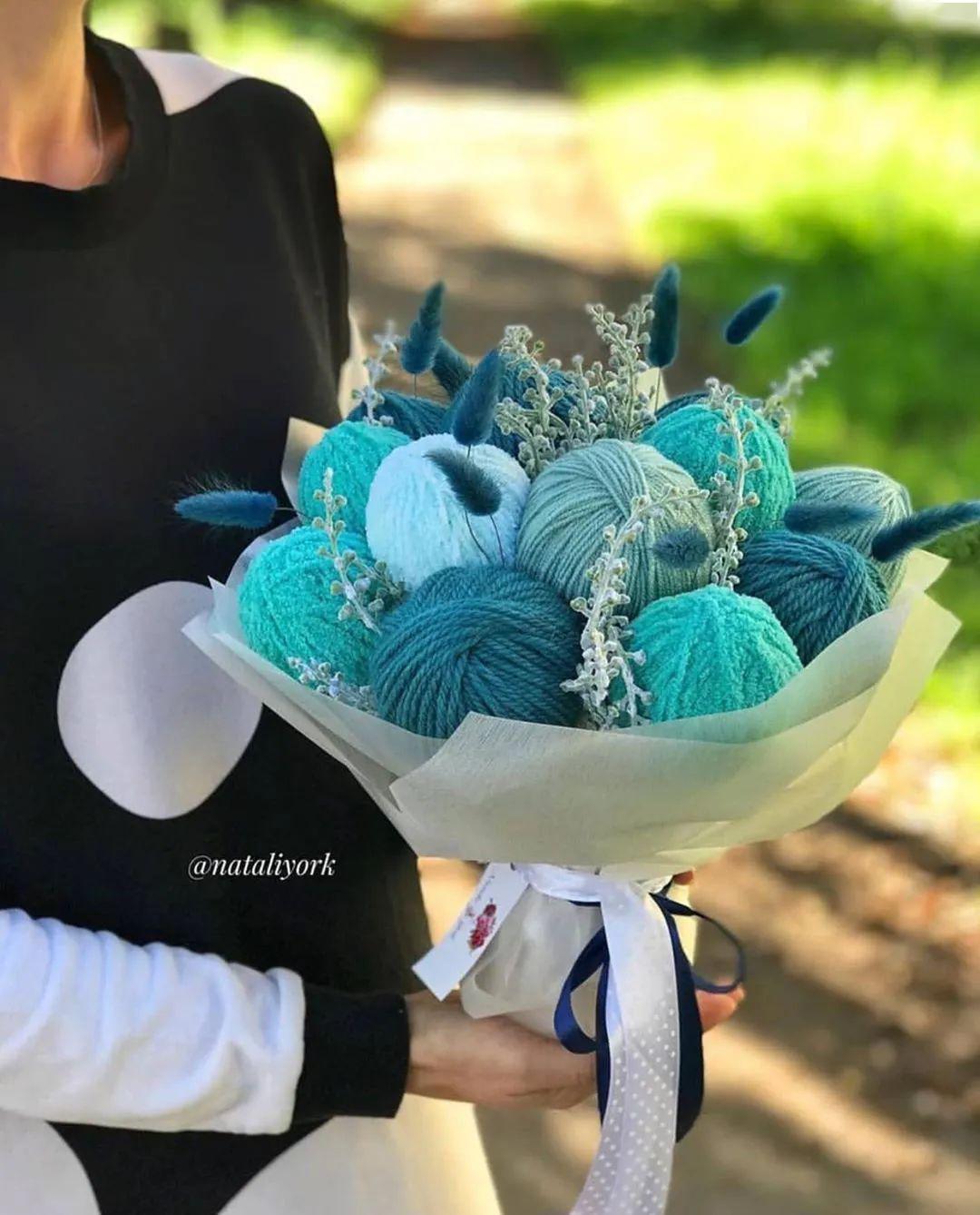 毛线创意装饰效果很美快来试试吧