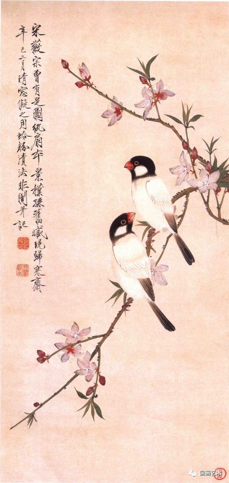 春光正好赏名家笔下桃花小鸟