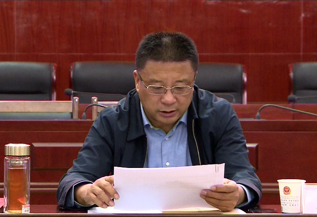州委副书记,玉树市委书记蔡成勇同志主持.微视