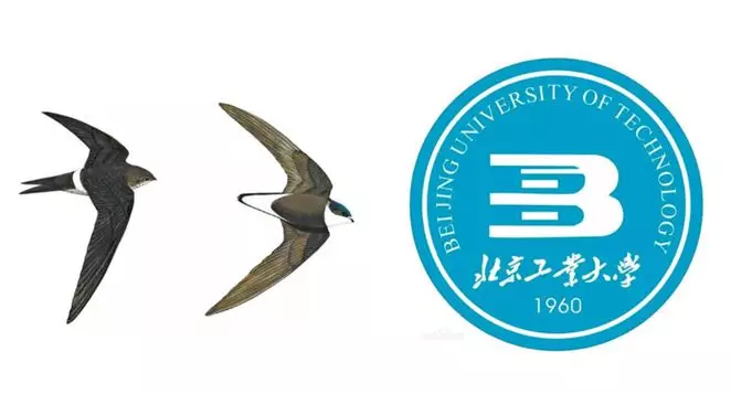 北京工业大学地处北京,且通过设计元素重构分析,在北工大校徽主体图形