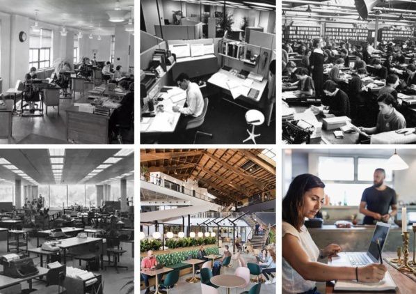 从20世纪初期,泰罗制度造就密集拥挤的工厂环境;到50年代人文关怀兴起