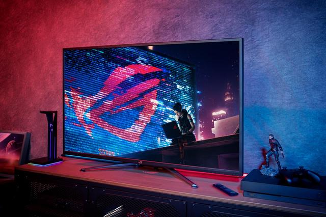 原生4k大屏华硕rogpg43uq电竞显示器称霸全场