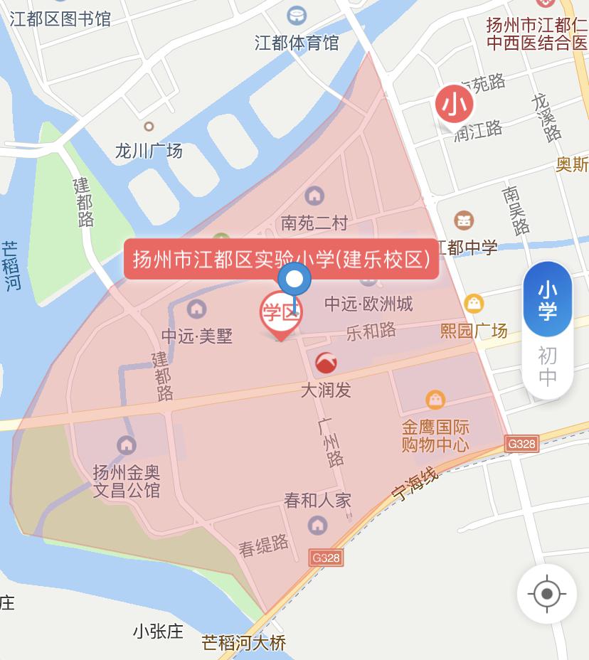 扬州市小学学区划分图片