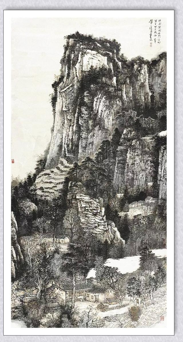 赵文江富春山水画