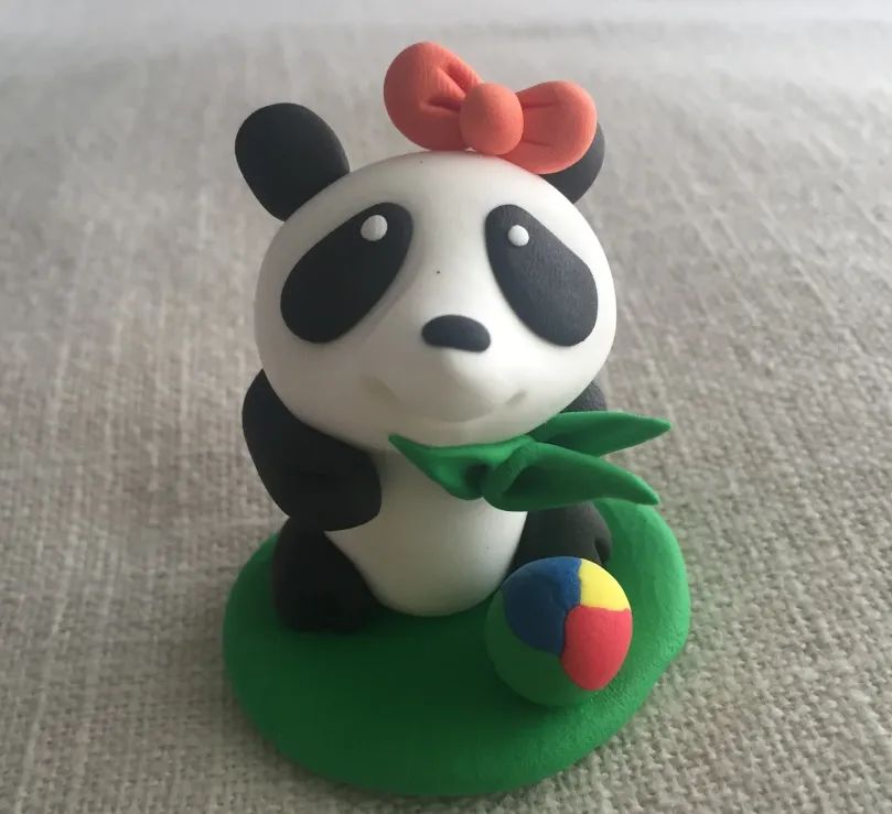 【书嘉手艺 · 作品欣赏】创意面塑周末班学员作品展——《功夫熊猫》