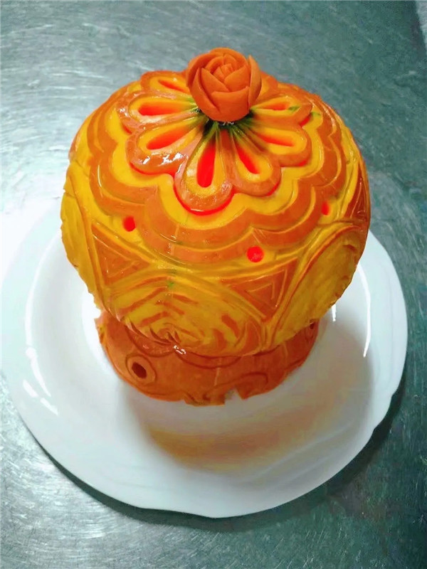 大厨无私分享33款雕刻作品及盘头装饰,值得鉴赏!