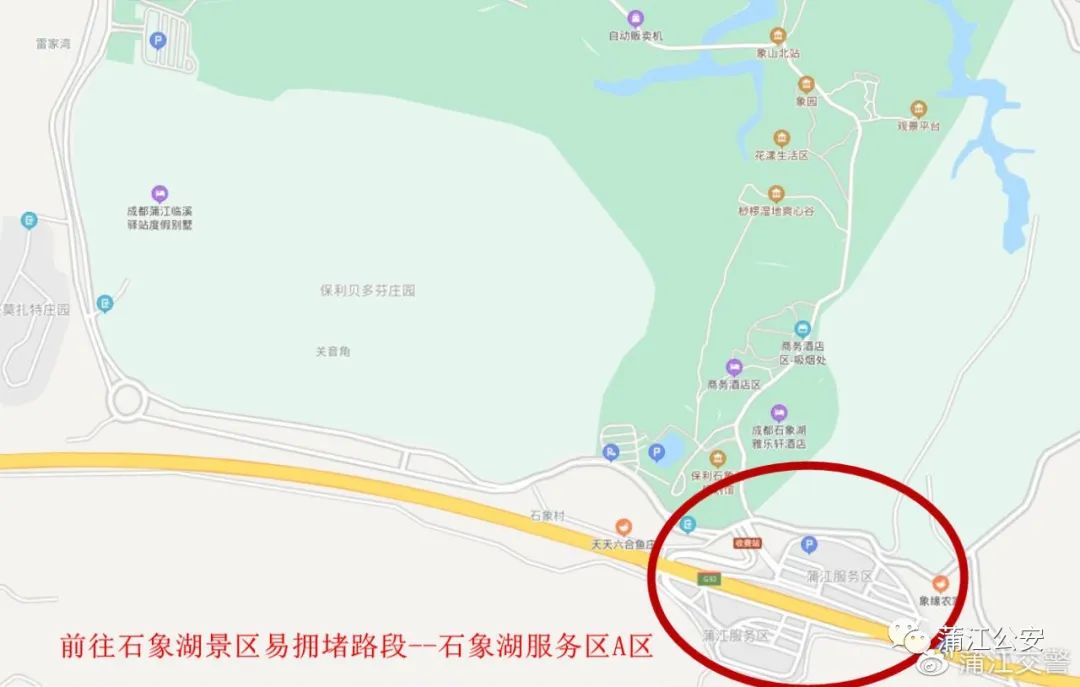 石象湖景区地图图片