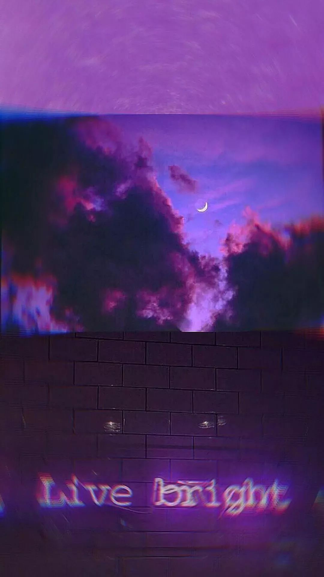 紫色系壁纸 | 想和你一起逃往快乐星球