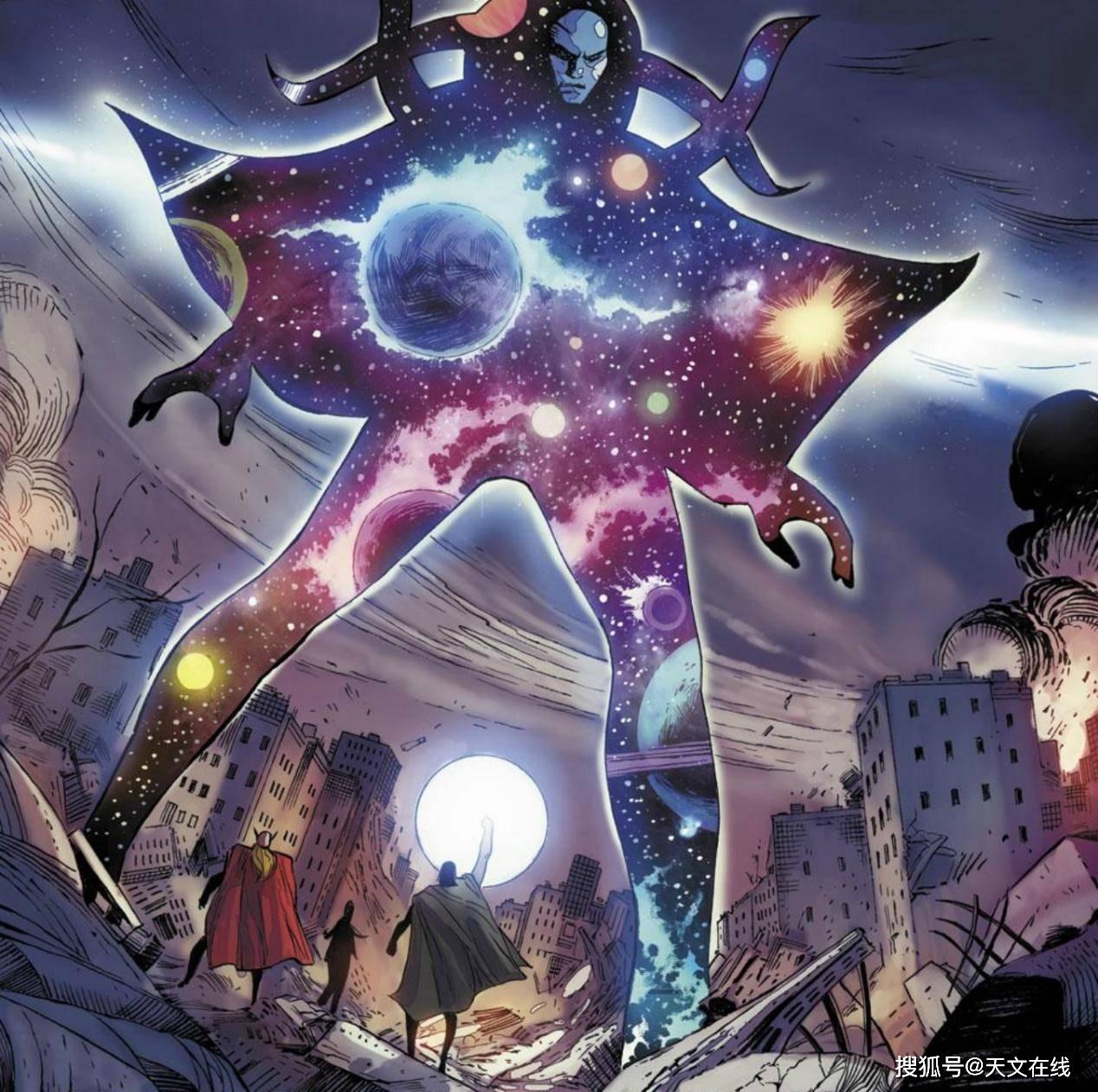 甚至都是漫威宇宙终极存在概念的一部分:"永恒"这个角色