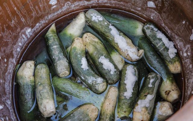 而且东北人更喜欢吃咸一点的,所以酸甜口的还是少,所以东北人腌制出来