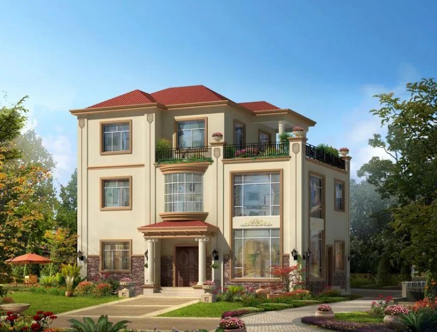 5款农村自建3d重钢别墅气派美观,建一栋出尽风头!