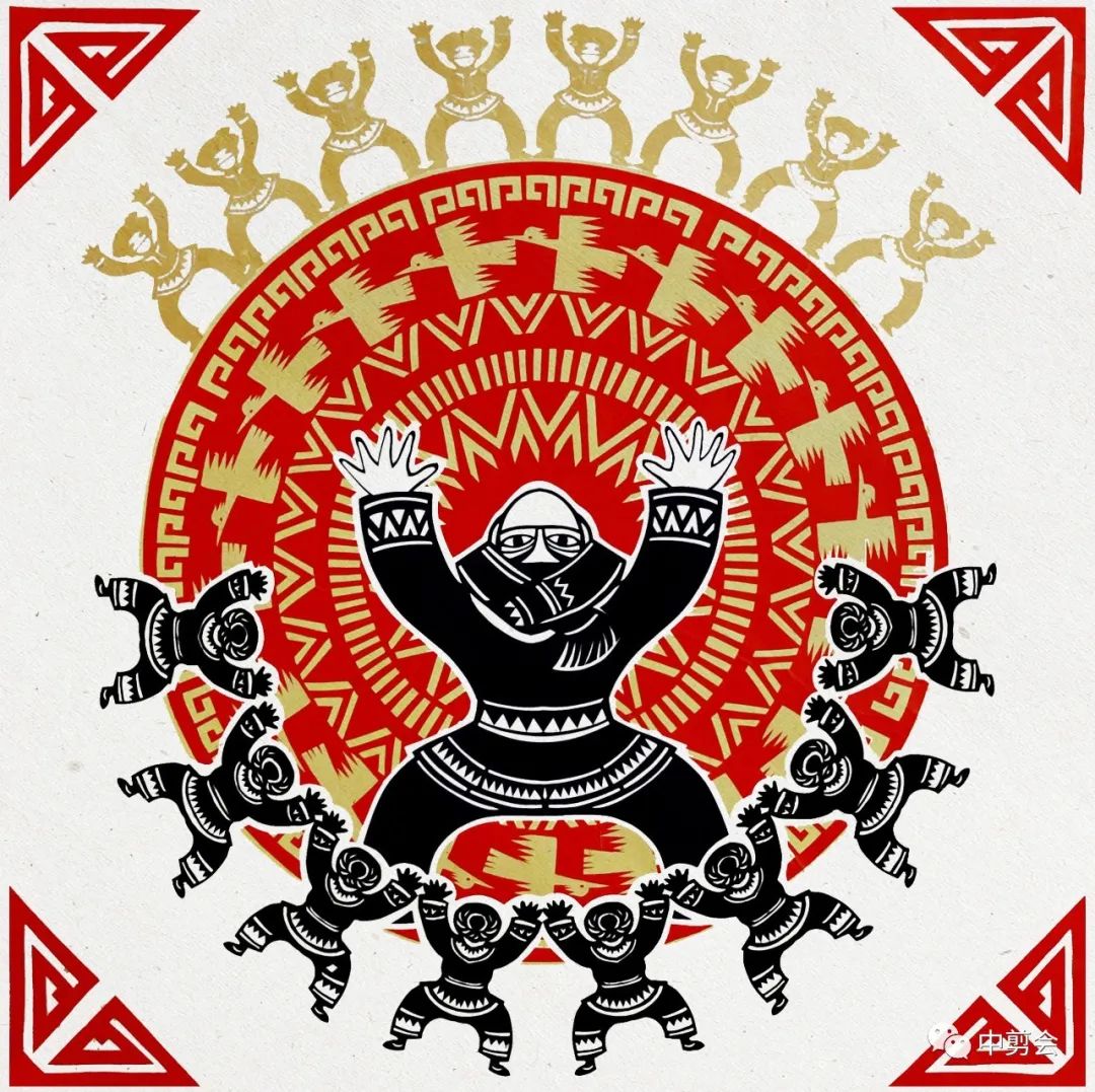 爱心同铸共盼春来全国抗击疫情剪纸微展广西篇