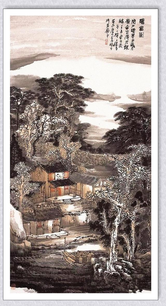 赵文江富春山水画