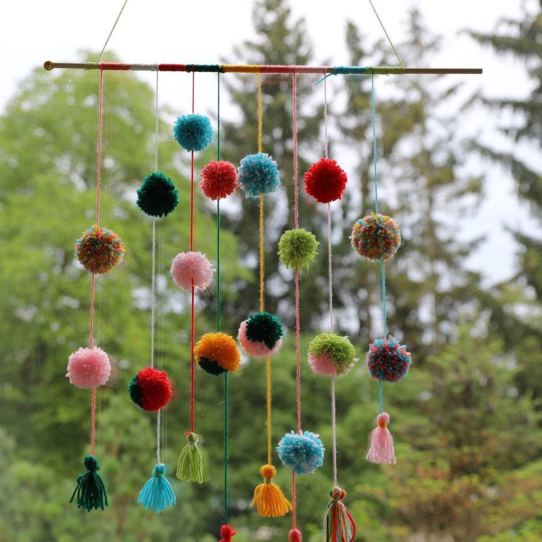 毛线创意装饰效果很美快来试试吧