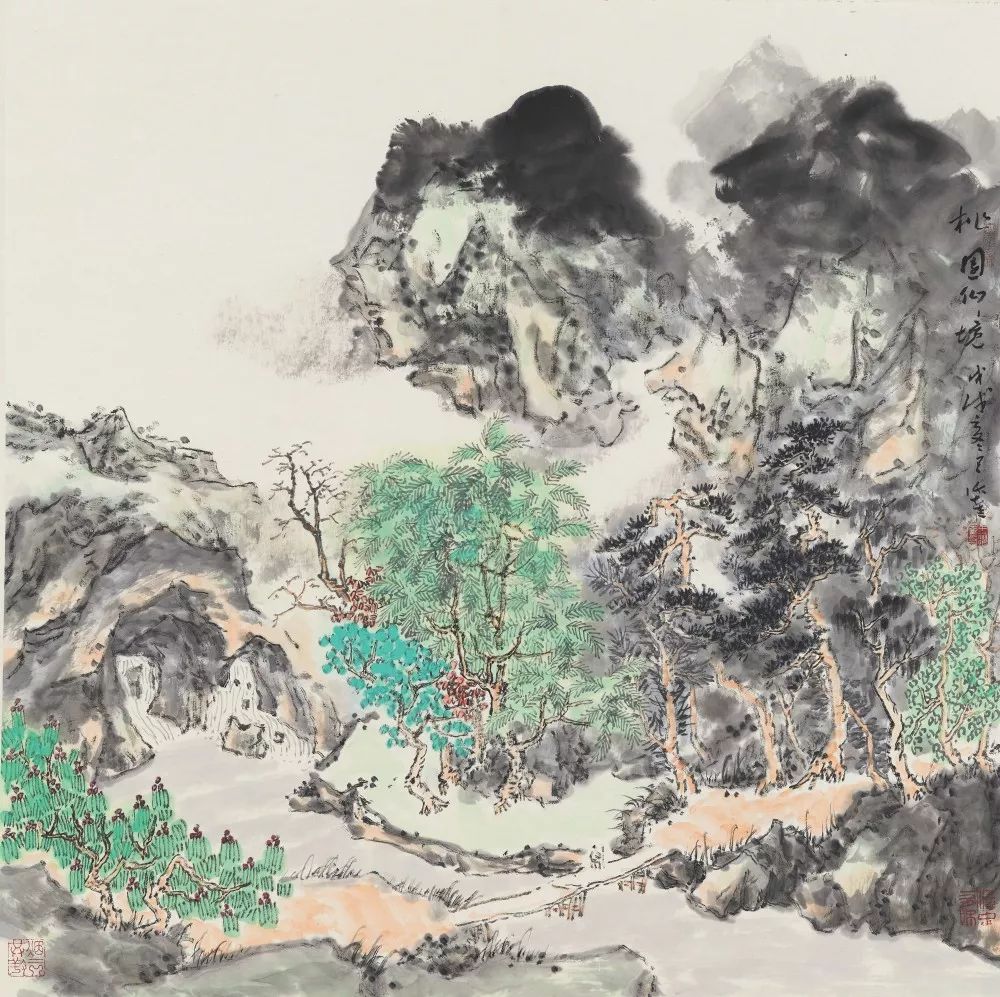 王跃奎的山水画作品图片