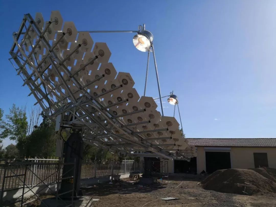 典型项目十三呼市四子王旗山湾子村新建民居碟式太阳能取暖案例介绍