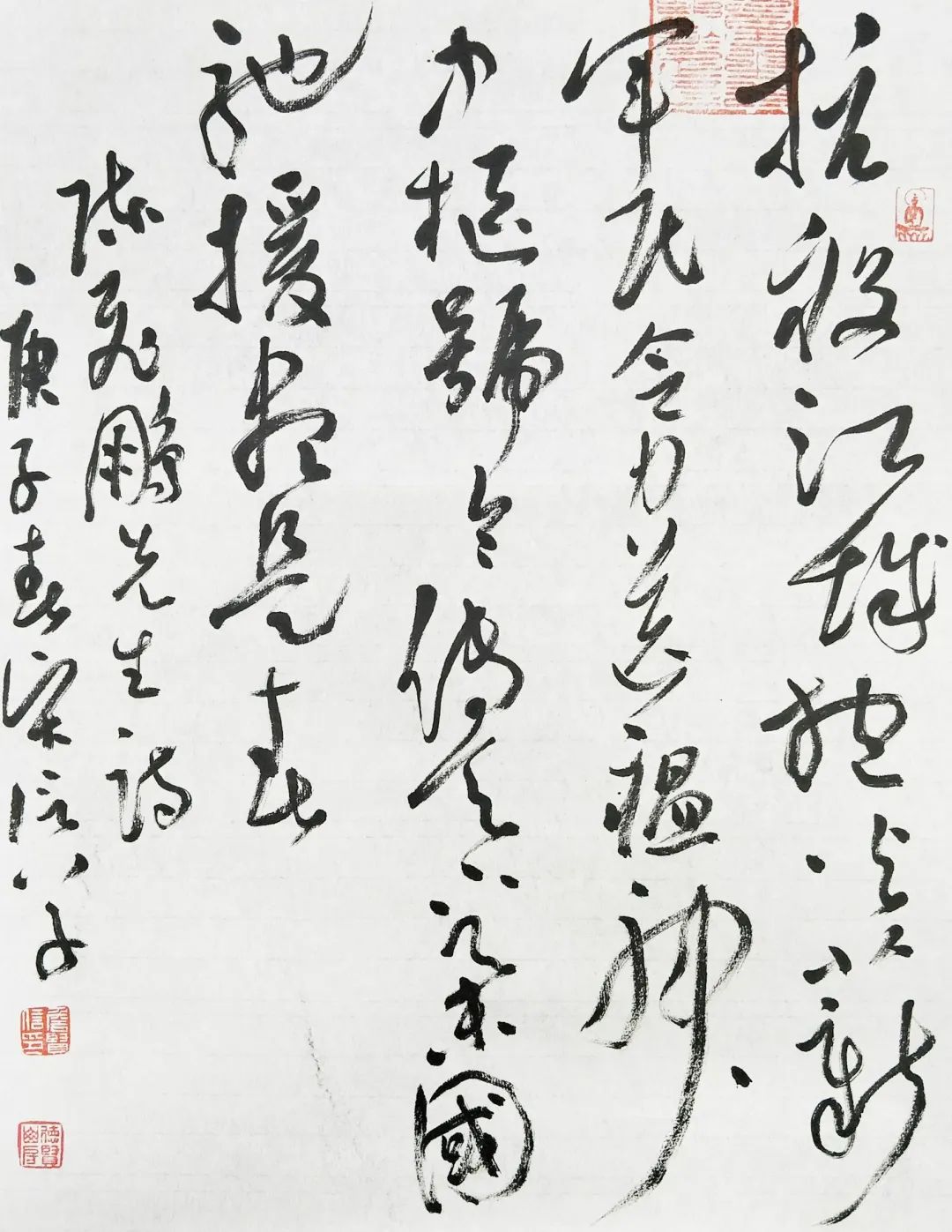詹贤信 陈飞鹏《抗疫诗》作者简介:詹贤信,现为中国书法家协会会员