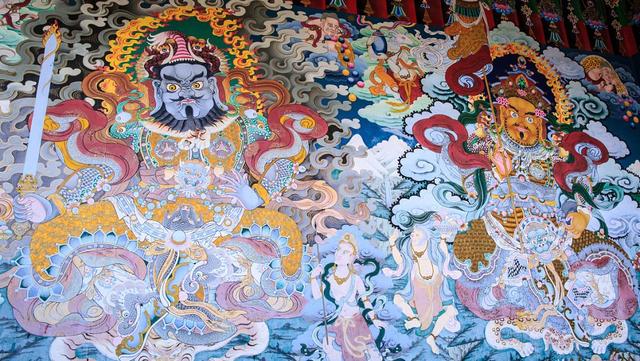 保护古建筑走进敦煌石窟寺飞天艺术彩绘壁画