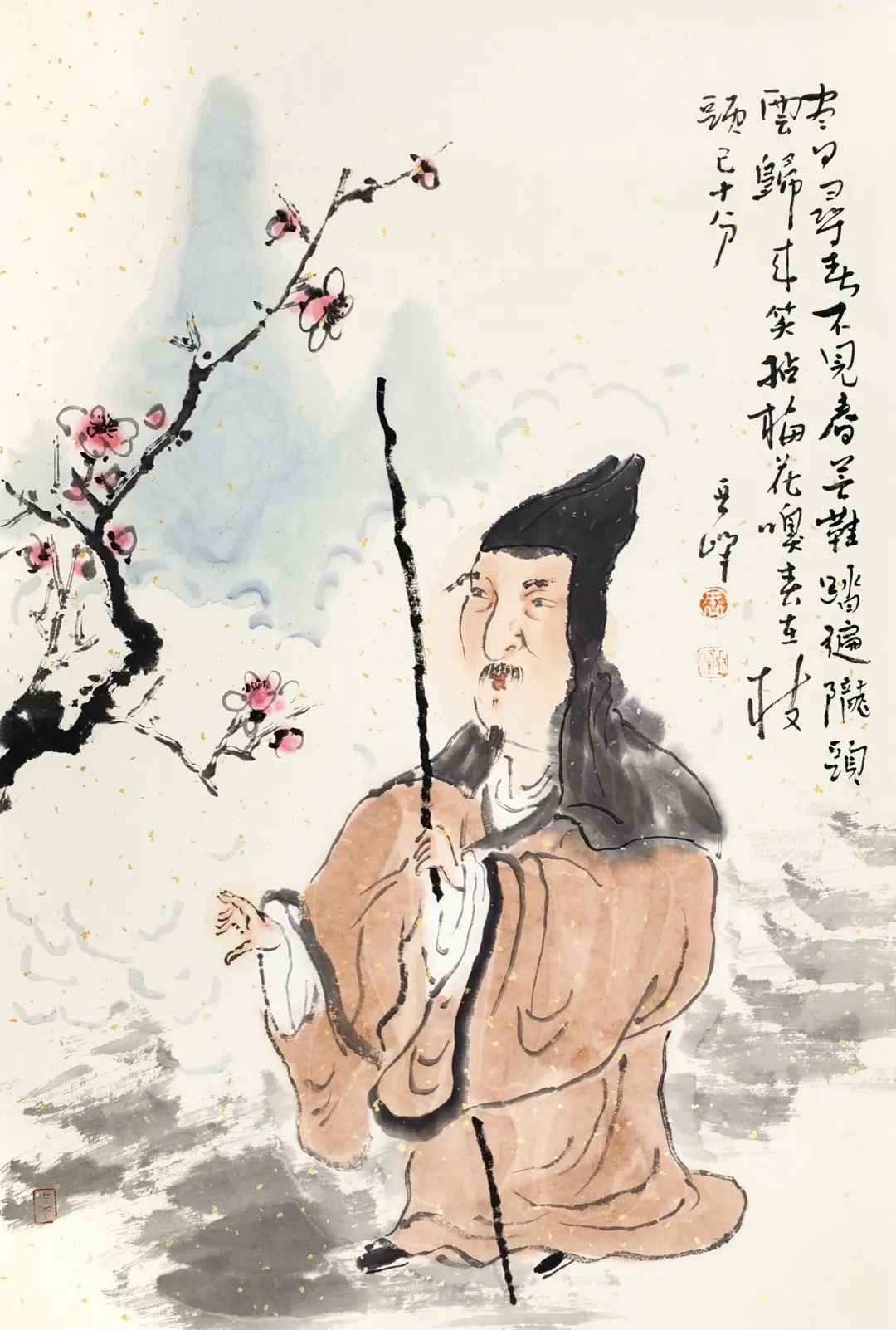 王亚峰名作赏梅图