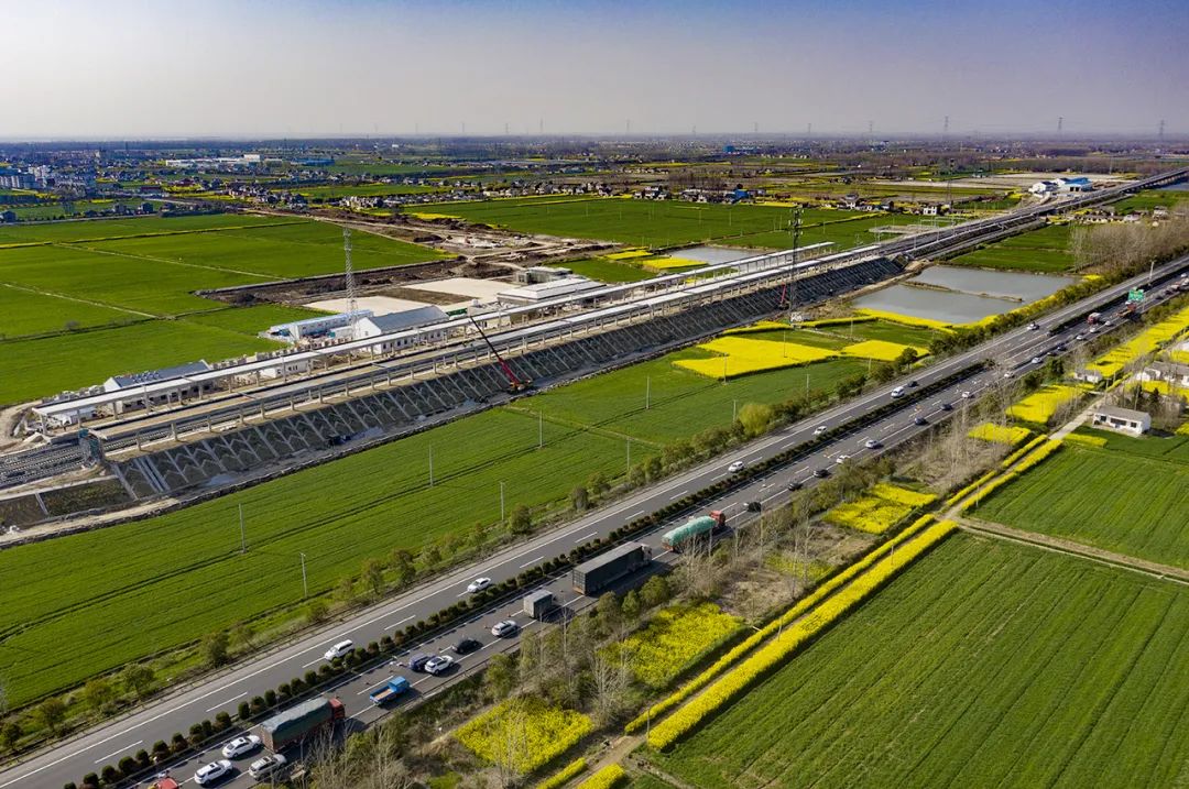 最新消息连淮扬镇铁路单轨穿过扬州