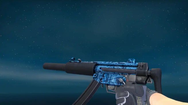 csgo唯一加了消音器的冲锋枪经济局选它必须要带上好看皮肤