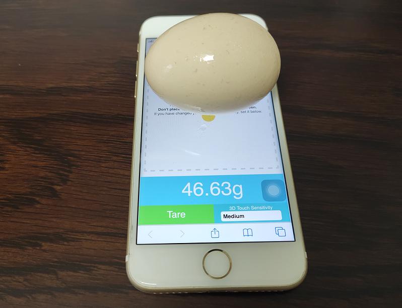手机一秒变电子秤,称水果很方便了_dtouch