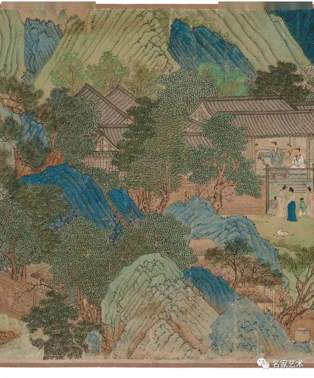 名品视界仇英绘桃花源图欣赏