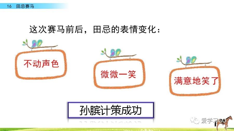 部编版五年级下册第16课田忌赛马知识要点图文讲解
