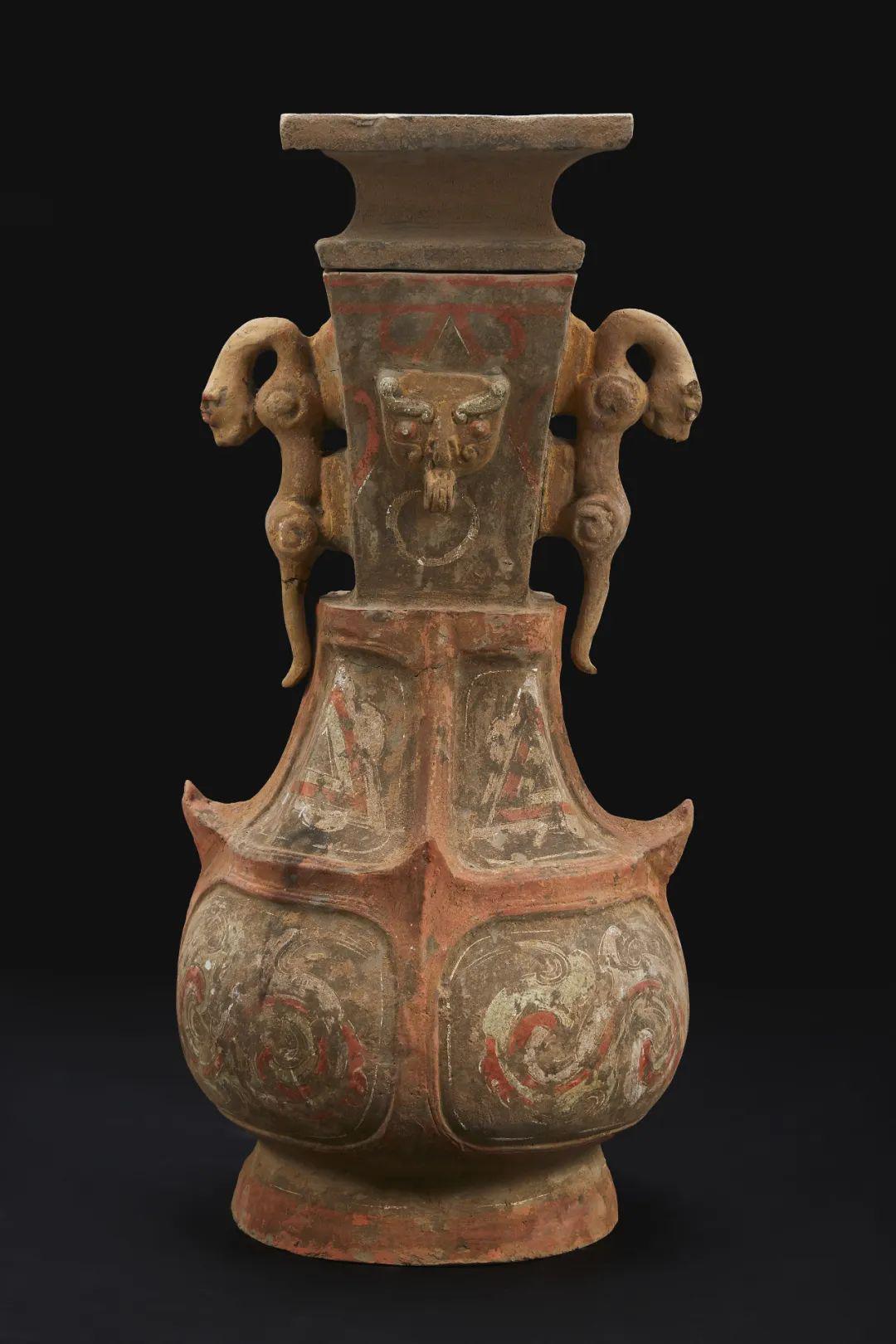 好博器说第三十一期汉彩绘陶方壶