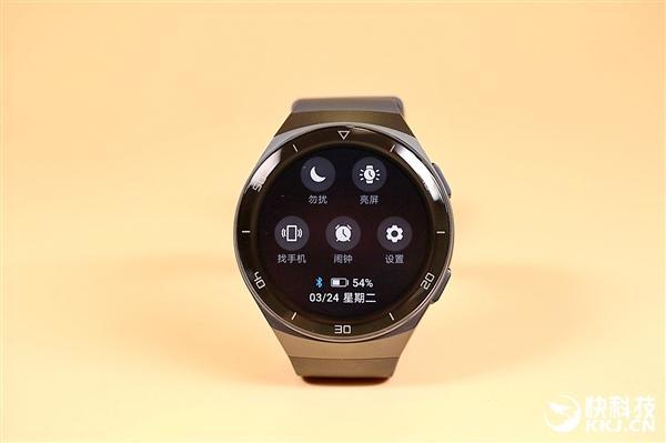 支持100种运动模式 华为watch gt2e曜石黑开箱图赏_方面