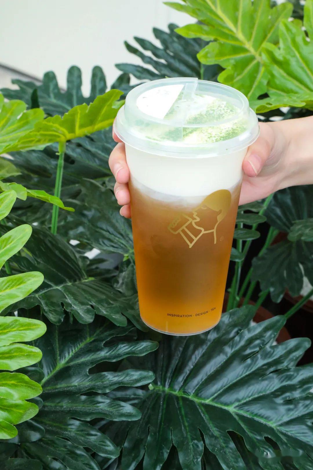 喜茶家的绿妍不同于其它绿茶带着迷人的茉莉花香味芳香清新芝士香滑