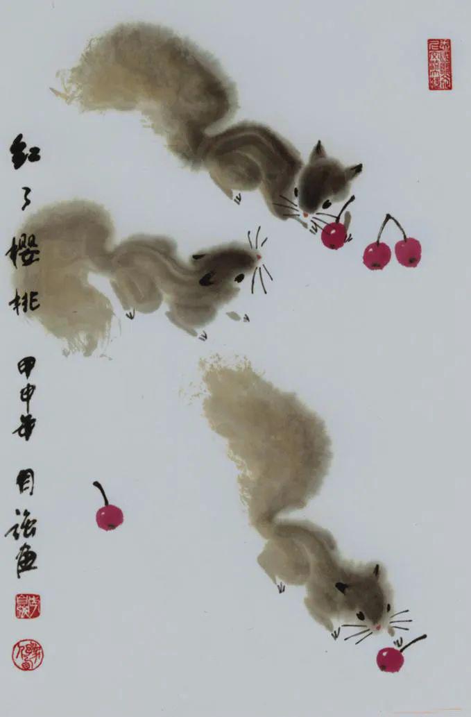 一个个小生命在他的笔下,活泼灵巧,充满生机_李自强