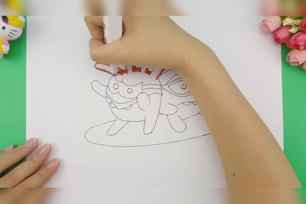 简笔画:超级奥姆来啦,有人需要帮忙吗