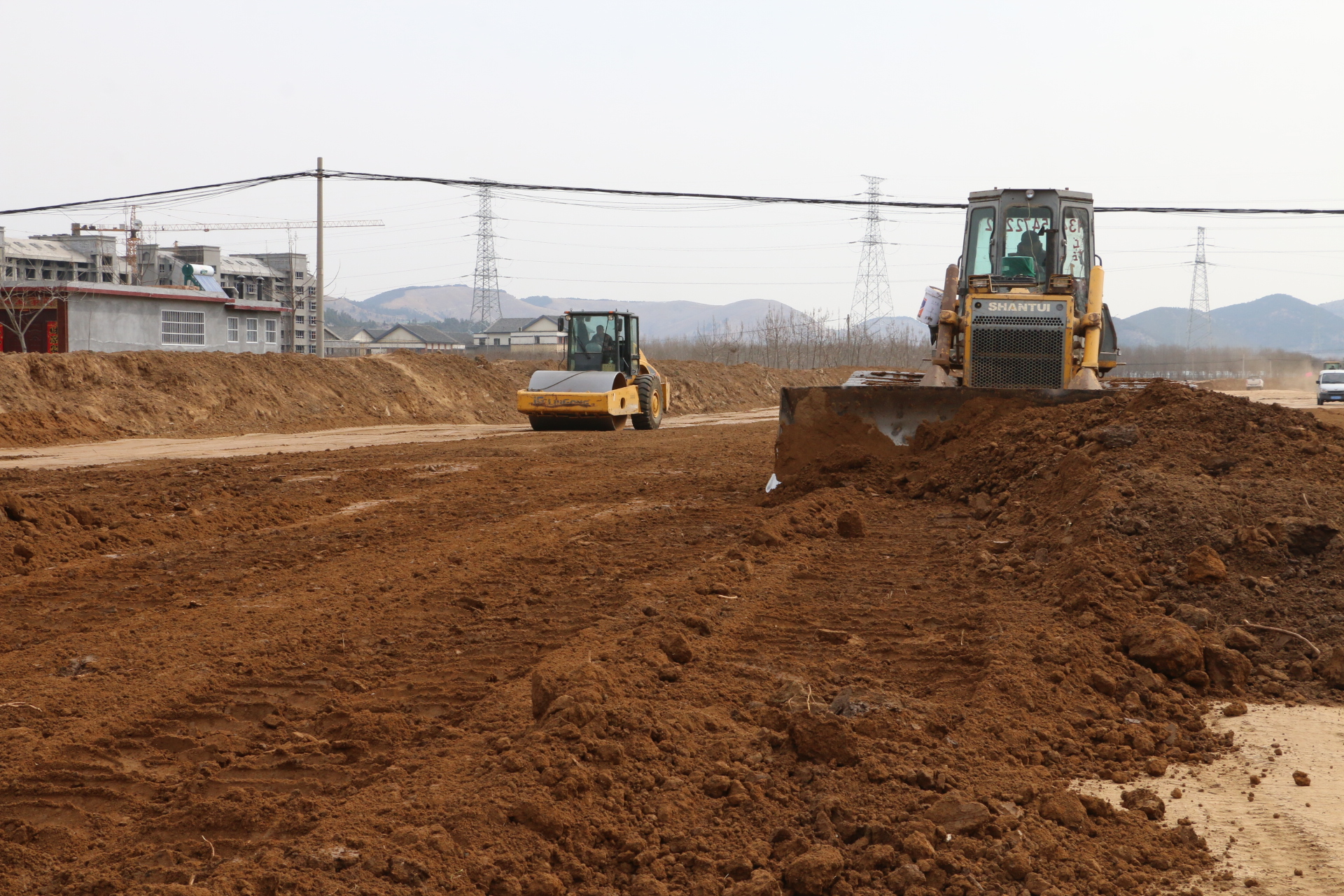 曲阜市尼山镇道路改造图片