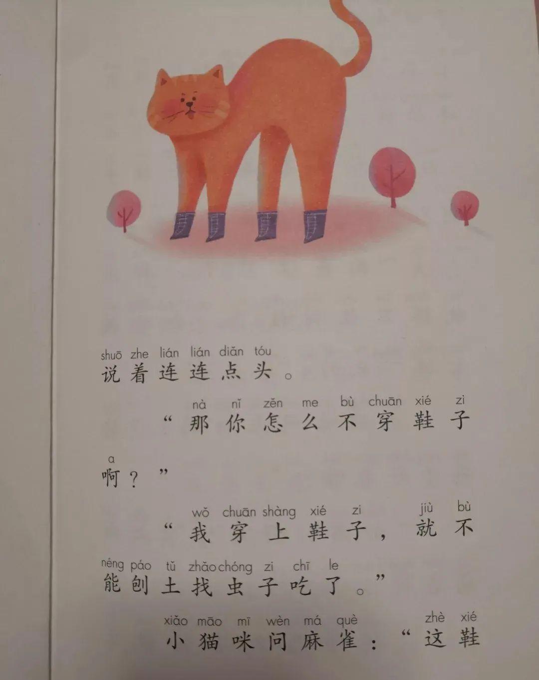 小猫咪穿鞋子故事图片