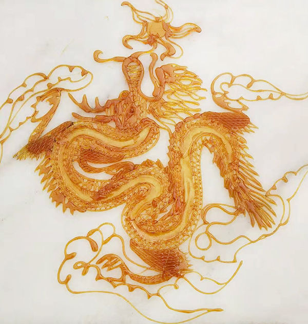 著名糖画艺术家 郭显华——浩气荡然 栩栩如生_绘画