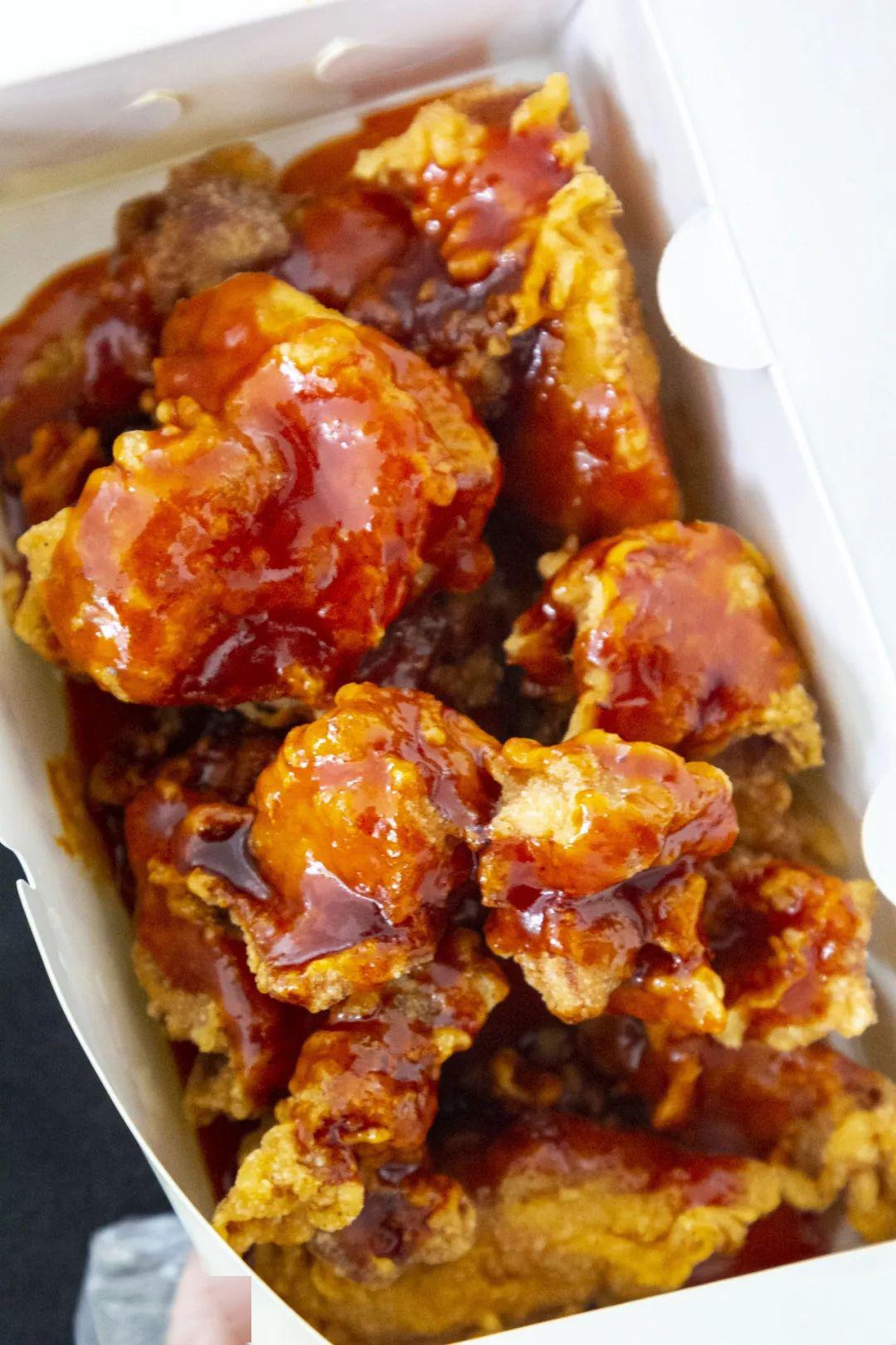 分量壕气从化这家必吃的韩国炸鸡韩国料理外卖带你一秒踏出国门