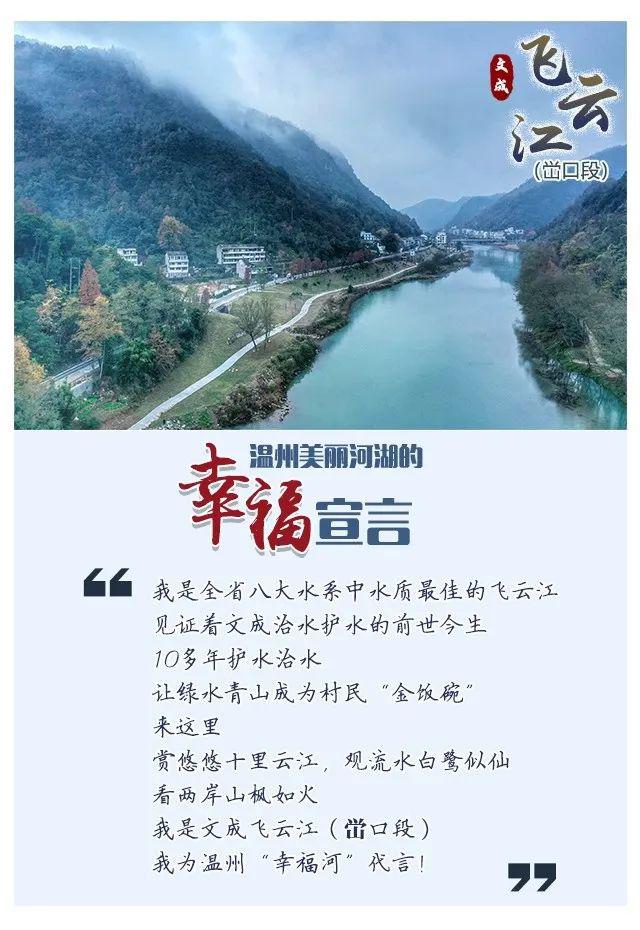 中国水周|一起来听听,温州美丽河湖的幸福宣言!