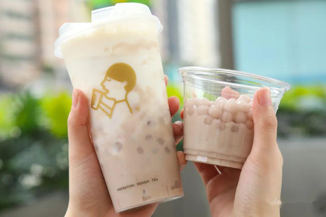 我要一杯芋泥波波鲜奶不要芋泥 不要鲜奶只要波波~超多绵密芋泥和鲜奶