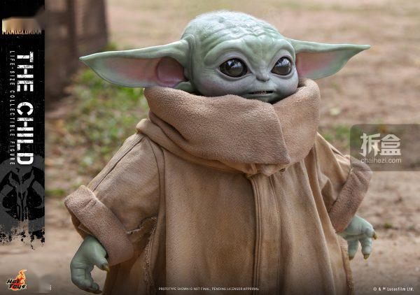 hottoys曼达洛人thechild11比例珍藏人偶