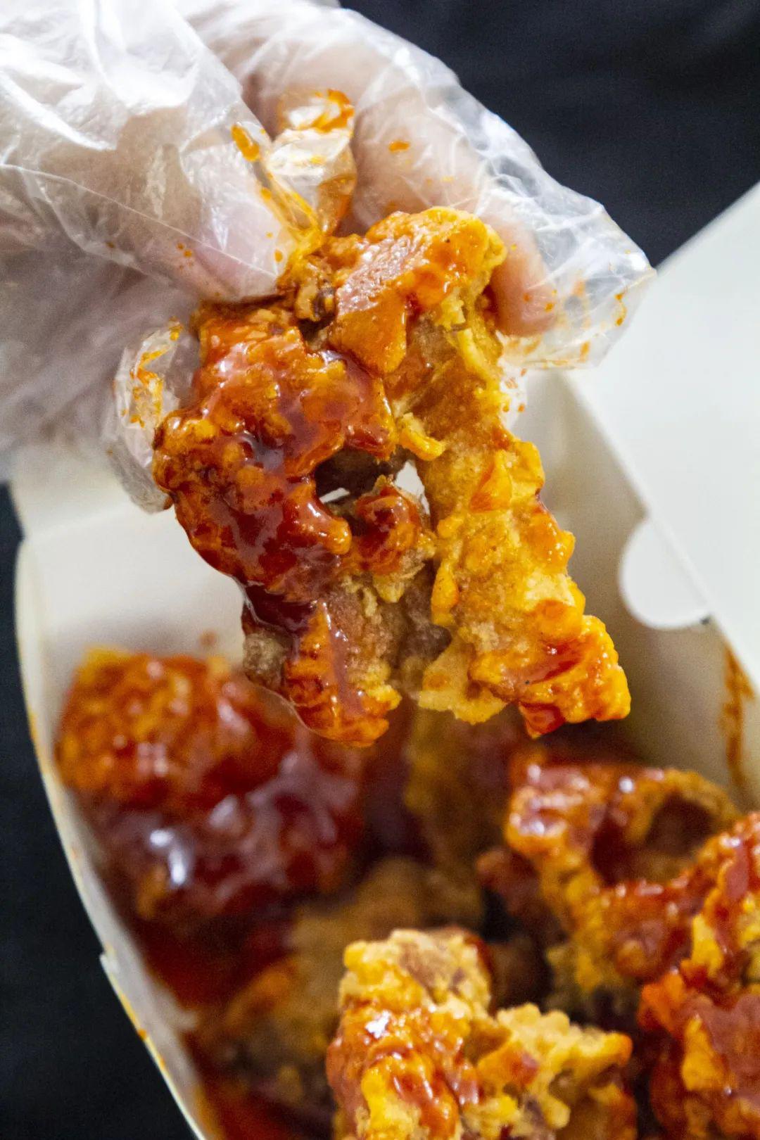 分量壕气从化这家必吃的韩国炸鸡韩国料理外卖带你一秒踏出国门