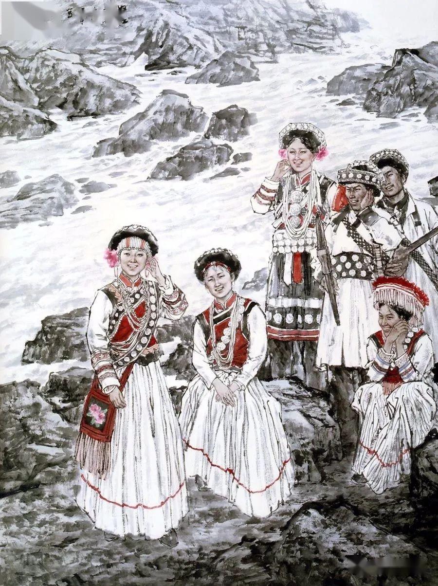 送您一组美丽的少数民族风情画