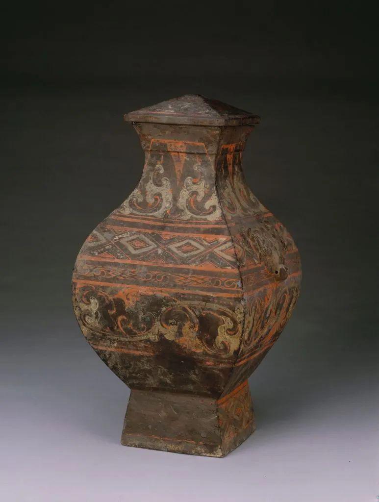 好博器说第三十一期汉彩绘陶方壶