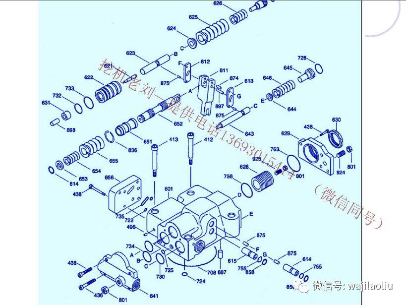 國產進口挖機通用k3v液壓泵結構功能控制流量工作原理調節流量大小