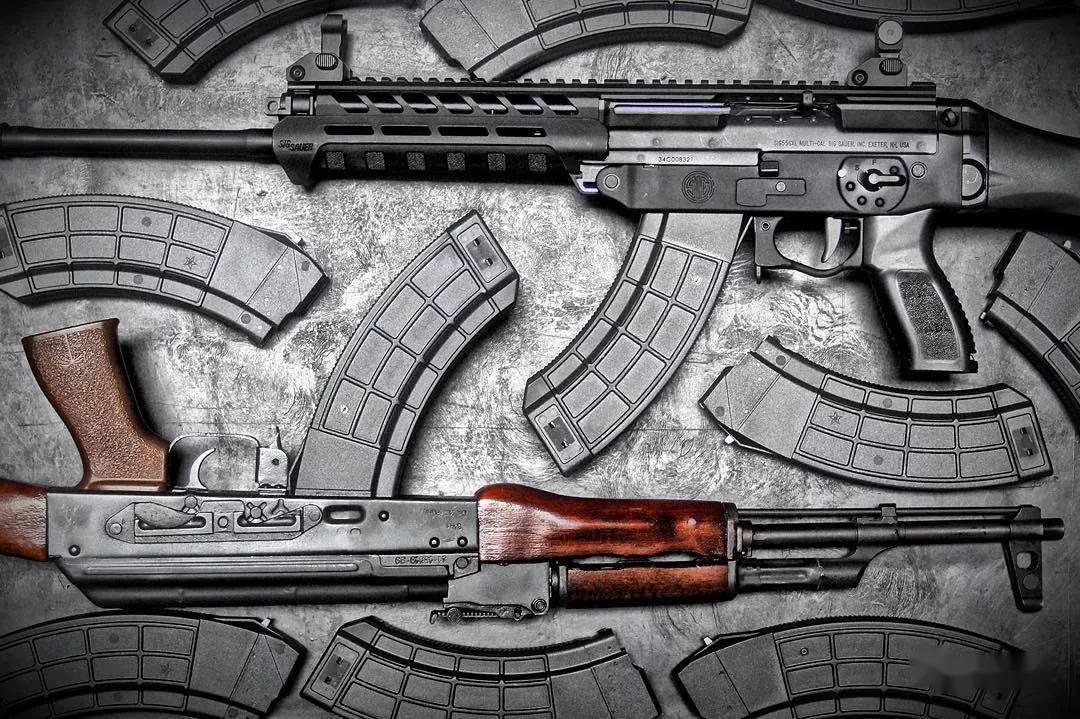 口径可以神切换西格绍尔公司sig556xi模块化突击步枪